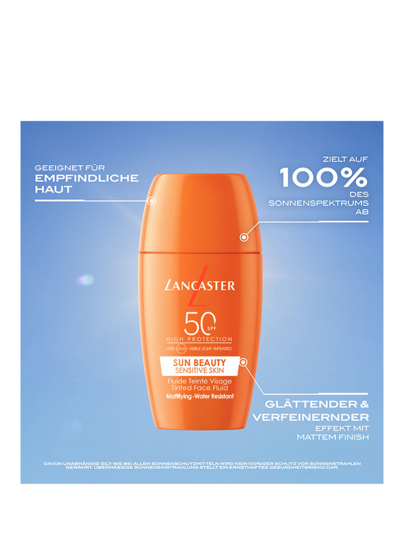 LANCASTER SUN SENSITIVE SPF 50
