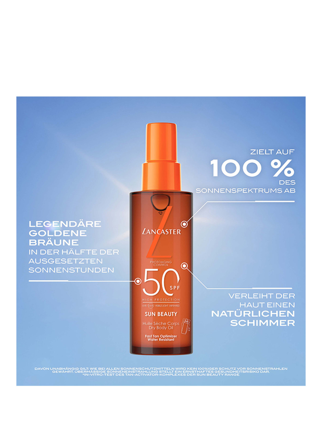 LANCASTER SUN BEAUTY SPF 50