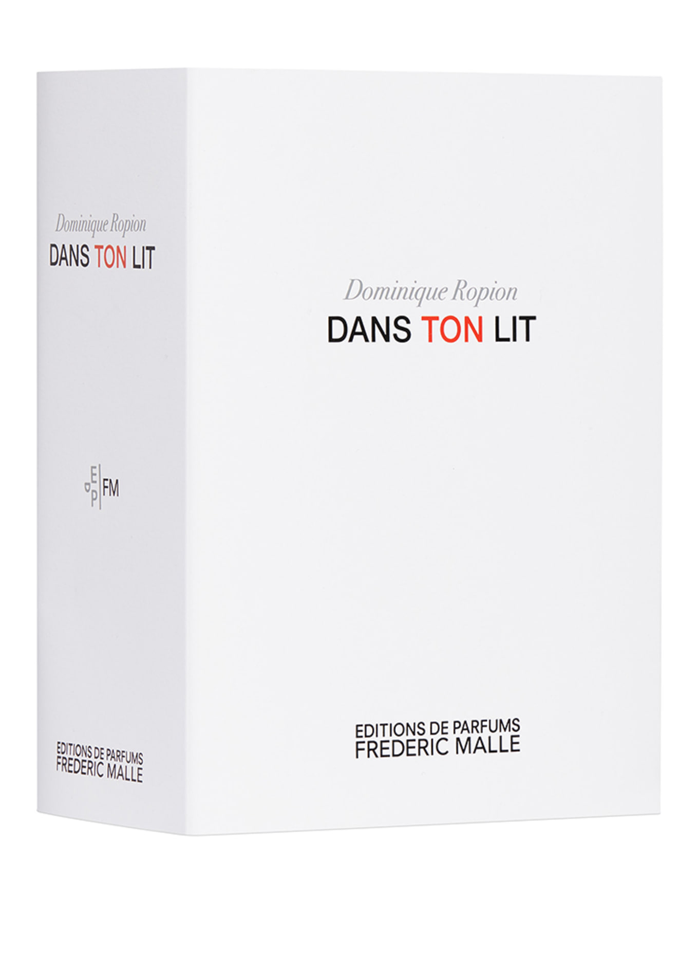 EDITIONS DE PARFUMS FREDERIC MALLE DANS TON LIT