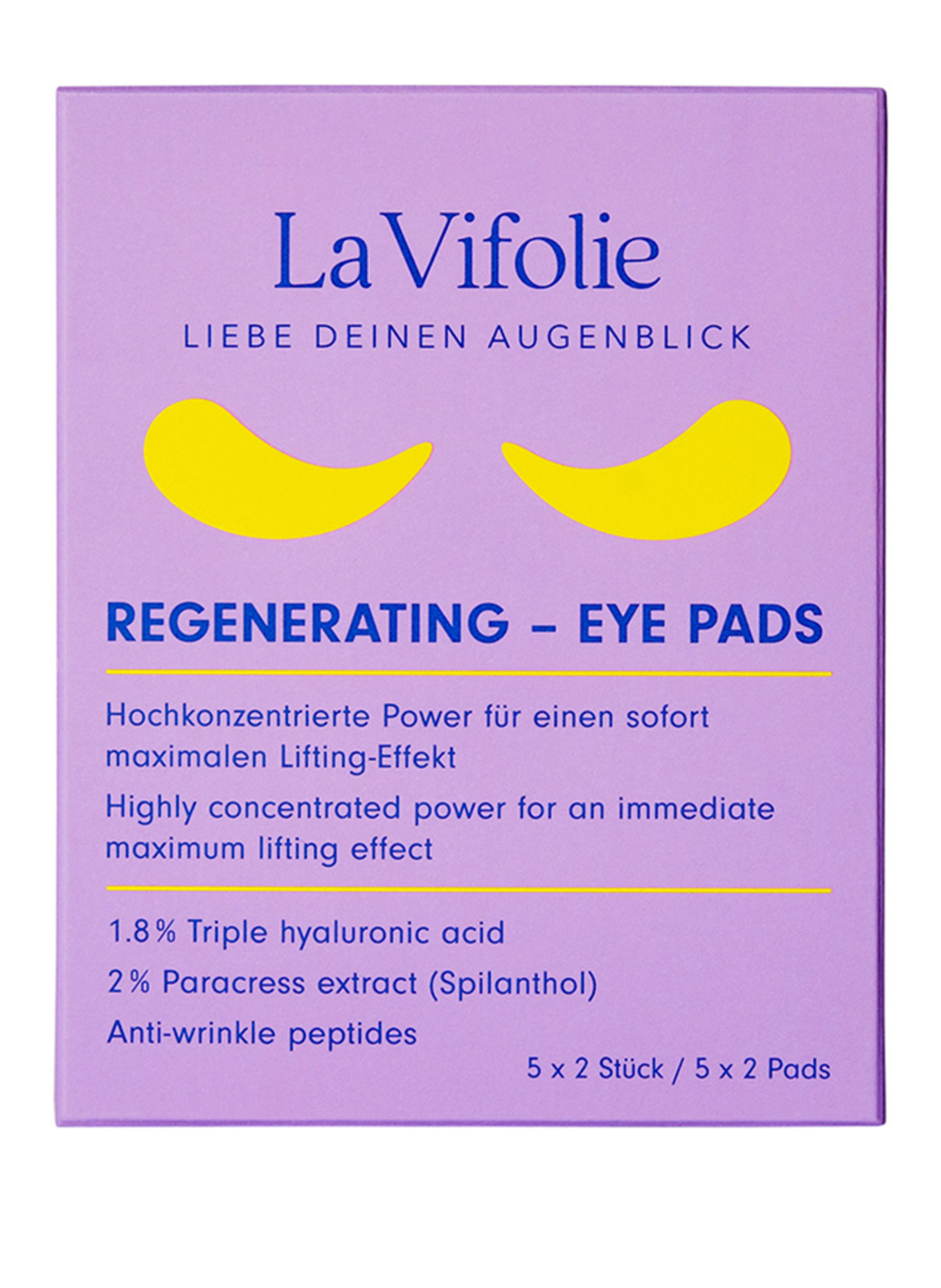 La Vifolie Patchs régénérants pour les yeux