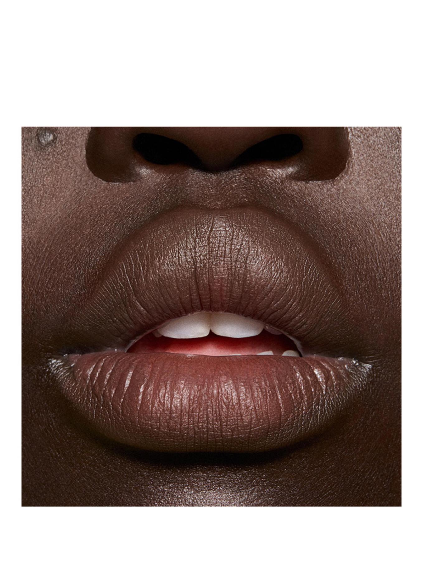 M.A.C POWDER KISS HAZY MATTE LIPSTICK: CHESTNUT