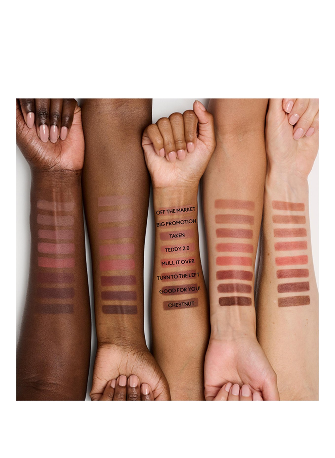 M.A.C POWDER KISS HAZY MATTE LIPSTICK: CHESTNUT