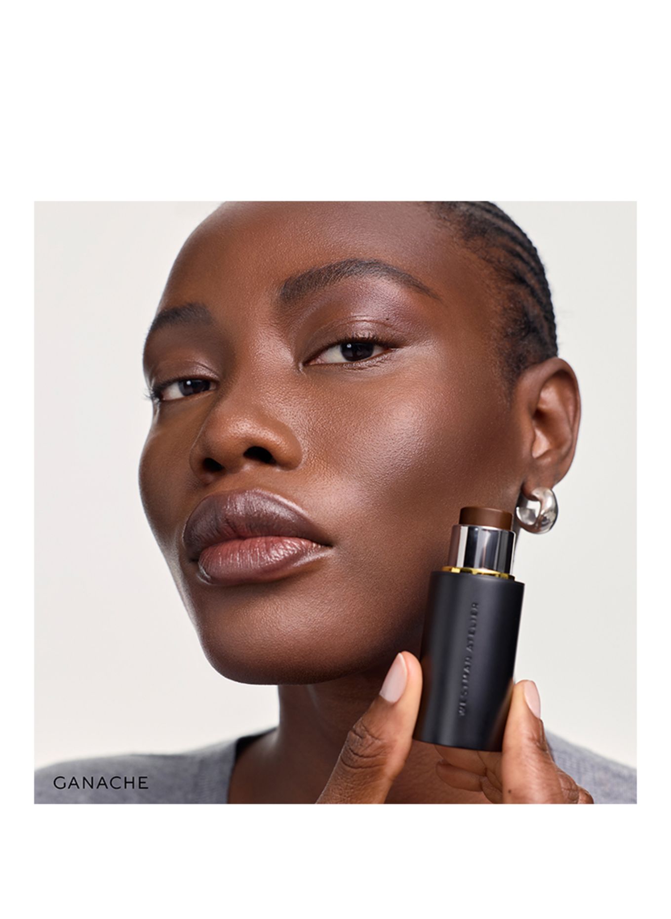 WESTMAN ATELIER FACE TRACE CONTOUR STICK: GANACHE - COOL DARK CHOCOLATE