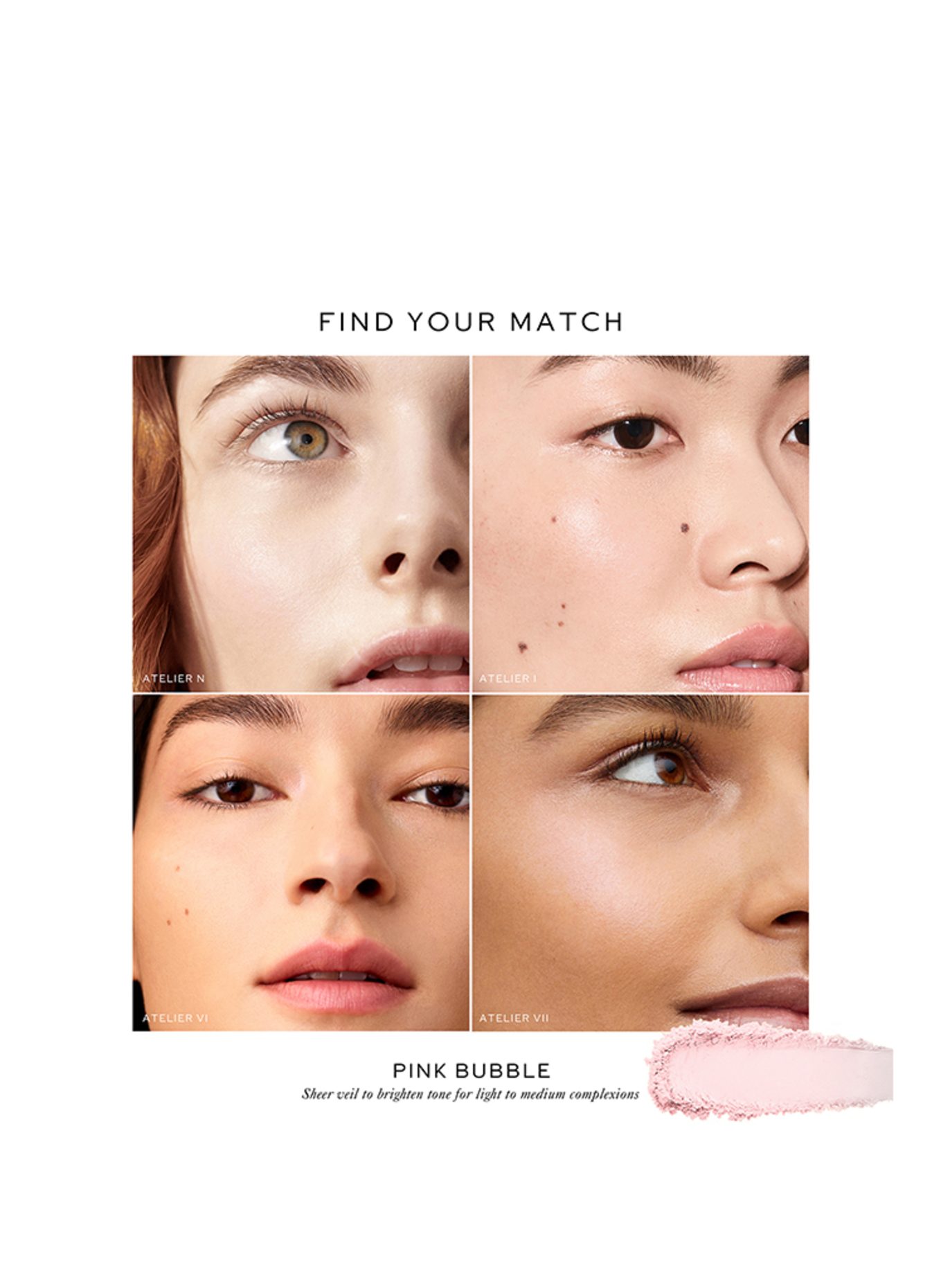 WESTMAN ATELIER VITAL PRESSED SKINCARE POWDER: PINK BUBBLE