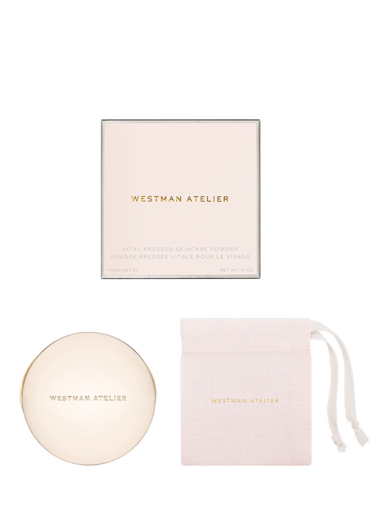 WESTMAN ATELIER VITAL PRESSED SKINCARE POWDER: CAFÉ
