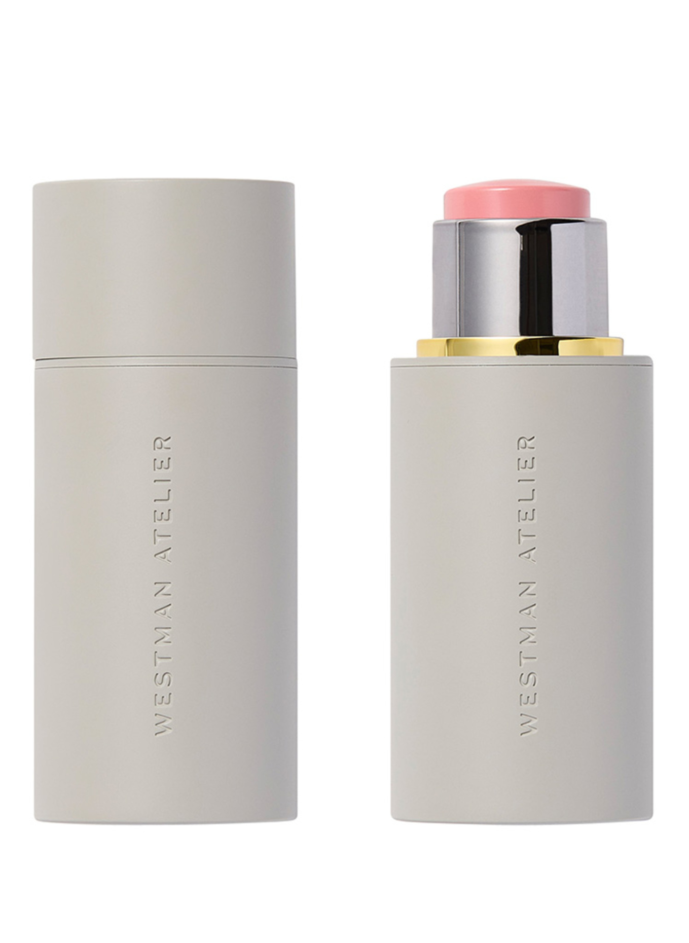 WESTMAN ATELIER BABY CHEEKS BLUSH STICK: COQUETTE - BRIGHT PINKY PEACH