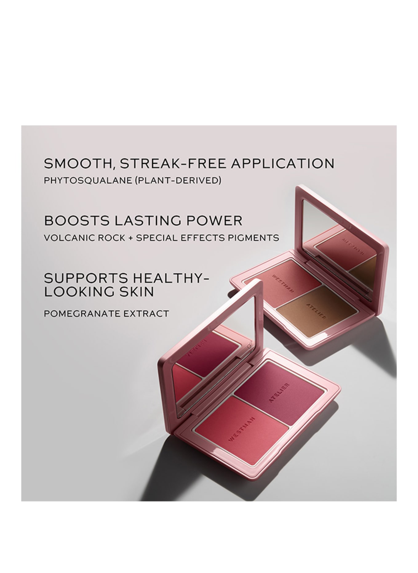 WESTMAN ATELIER BABY CHEEKS + FACE TRACE SCULPTING POWDER DUO: PETAL + BISCUIT