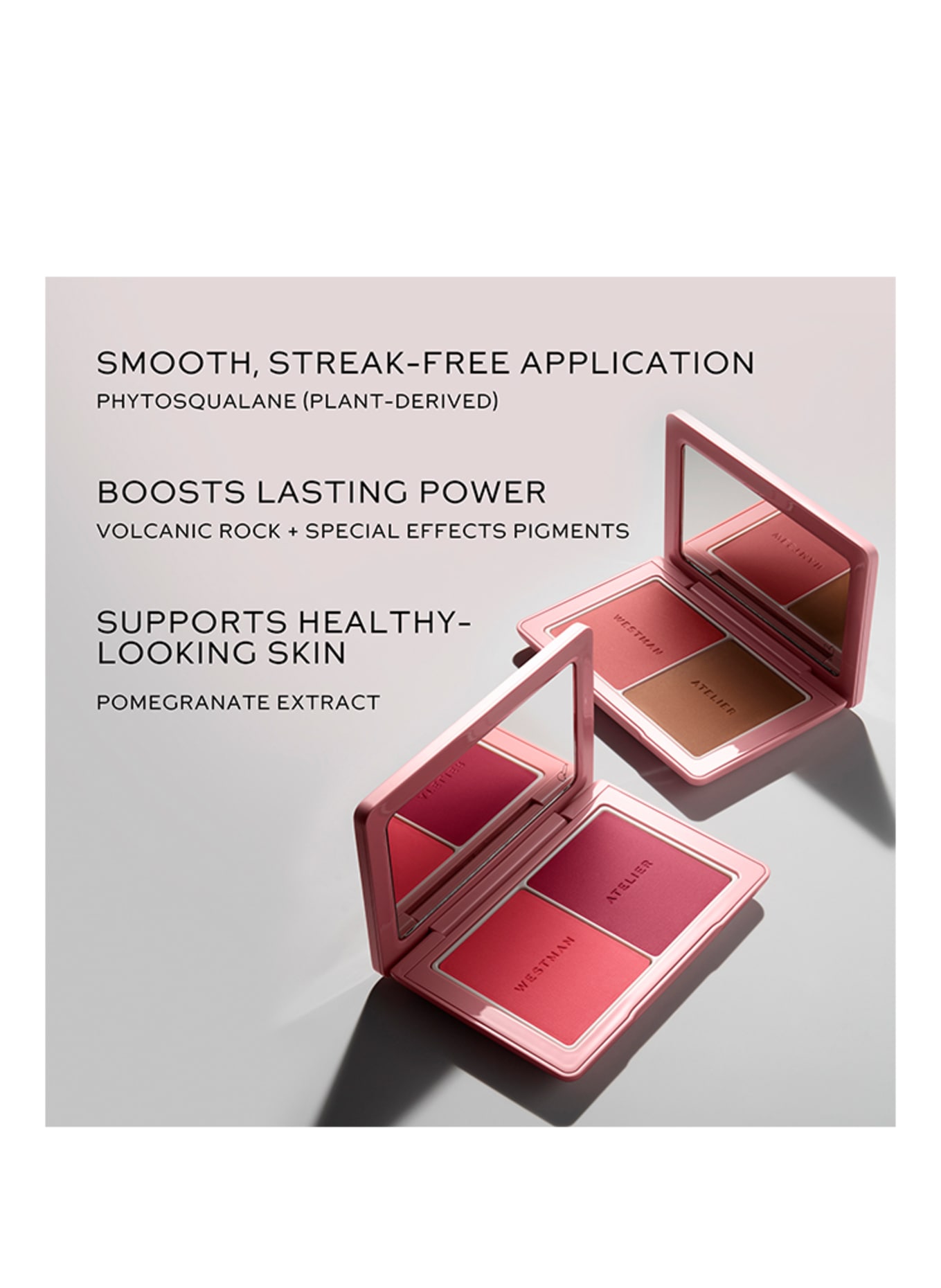 WESTMAN ATELIER BABY CHEEKS + FACE TRACE SCULPTING POWDER DUO: POPPET + GANACHE