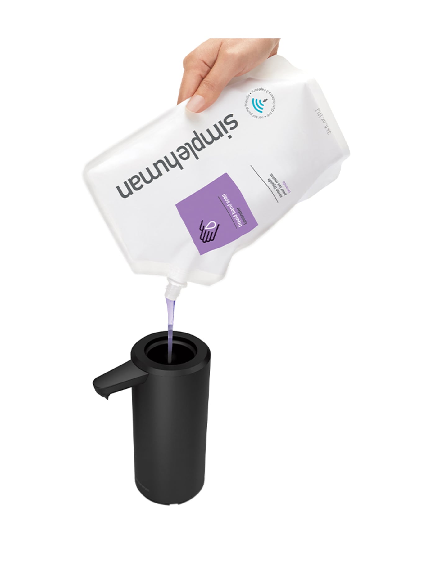 simplehuman STŘEDNĚ VELKÝ DÁVKOVAČ SE SENZOREM