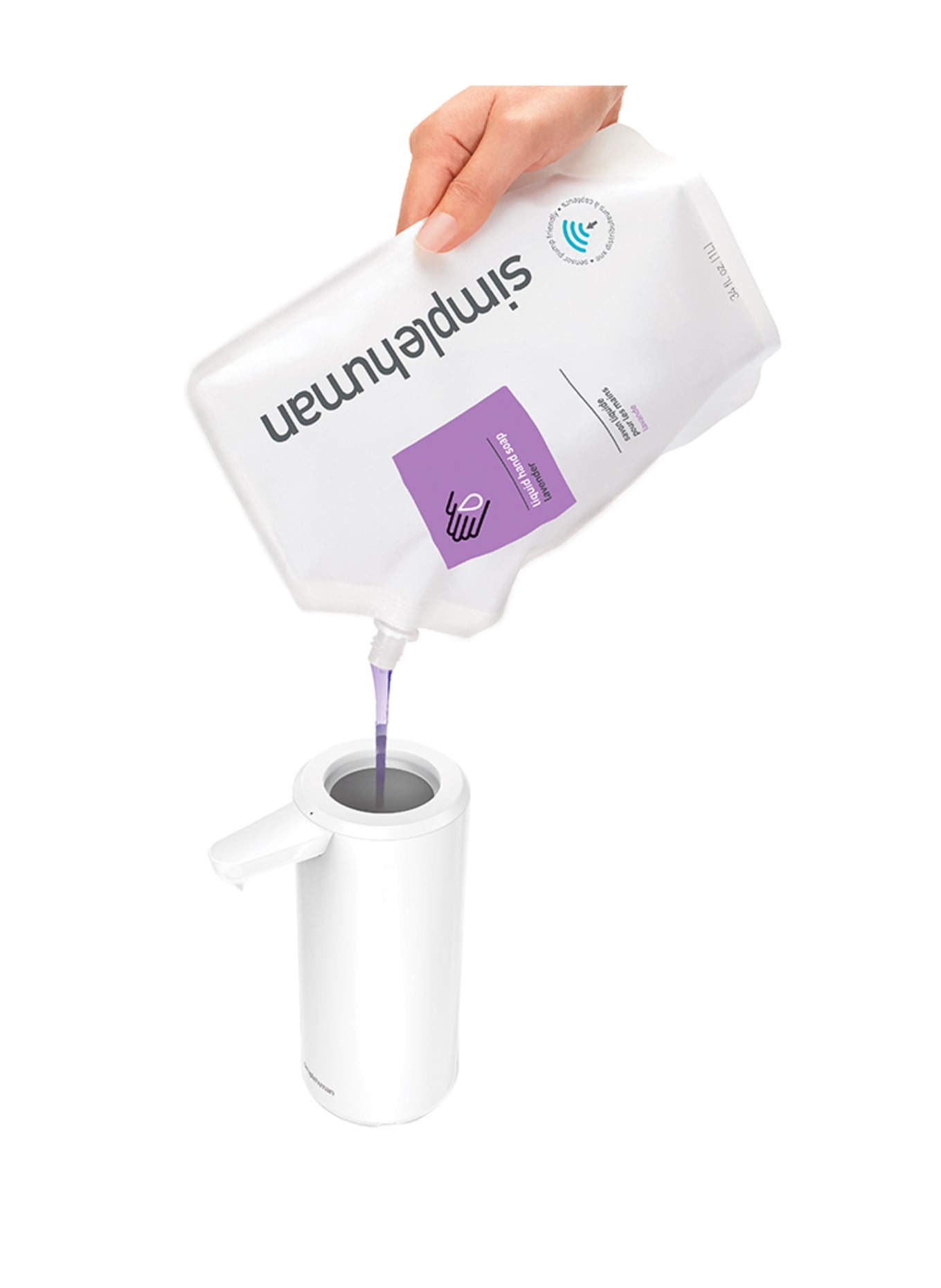 simplehuman STŘEDNĚ VELKÝ DÁVKOVAČ SE SENZOREM