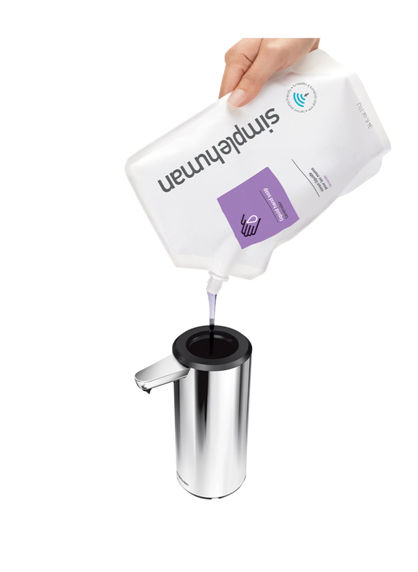 simplehuman STŘEDNĚ VELKÝ DÁVKOVAČ SE SENZOREM