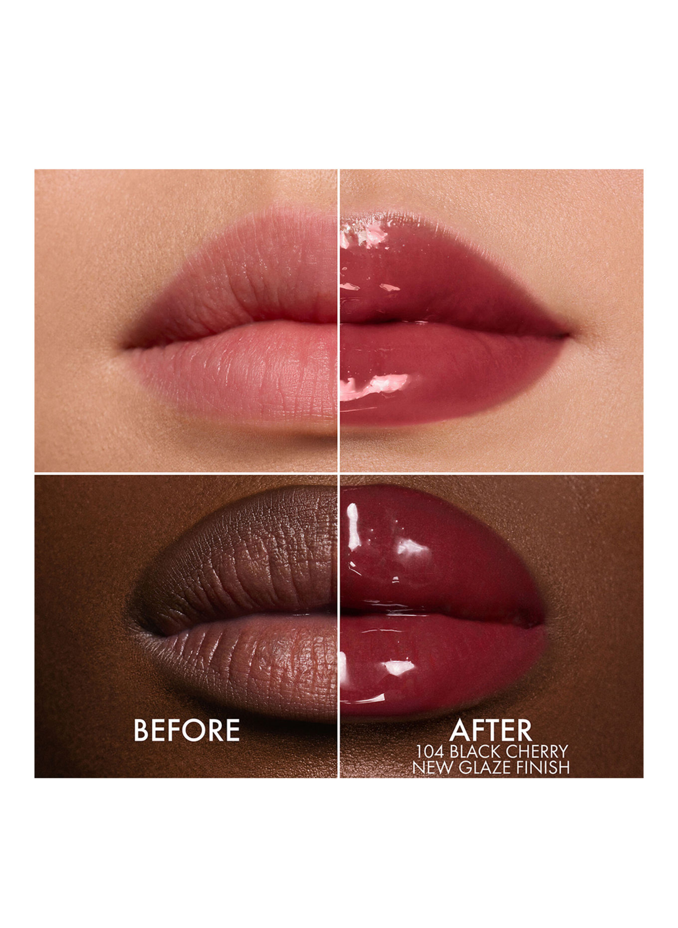 DIOR DIOR ADDICT LIP GLOW OIL: 104 BLACK CHERRY