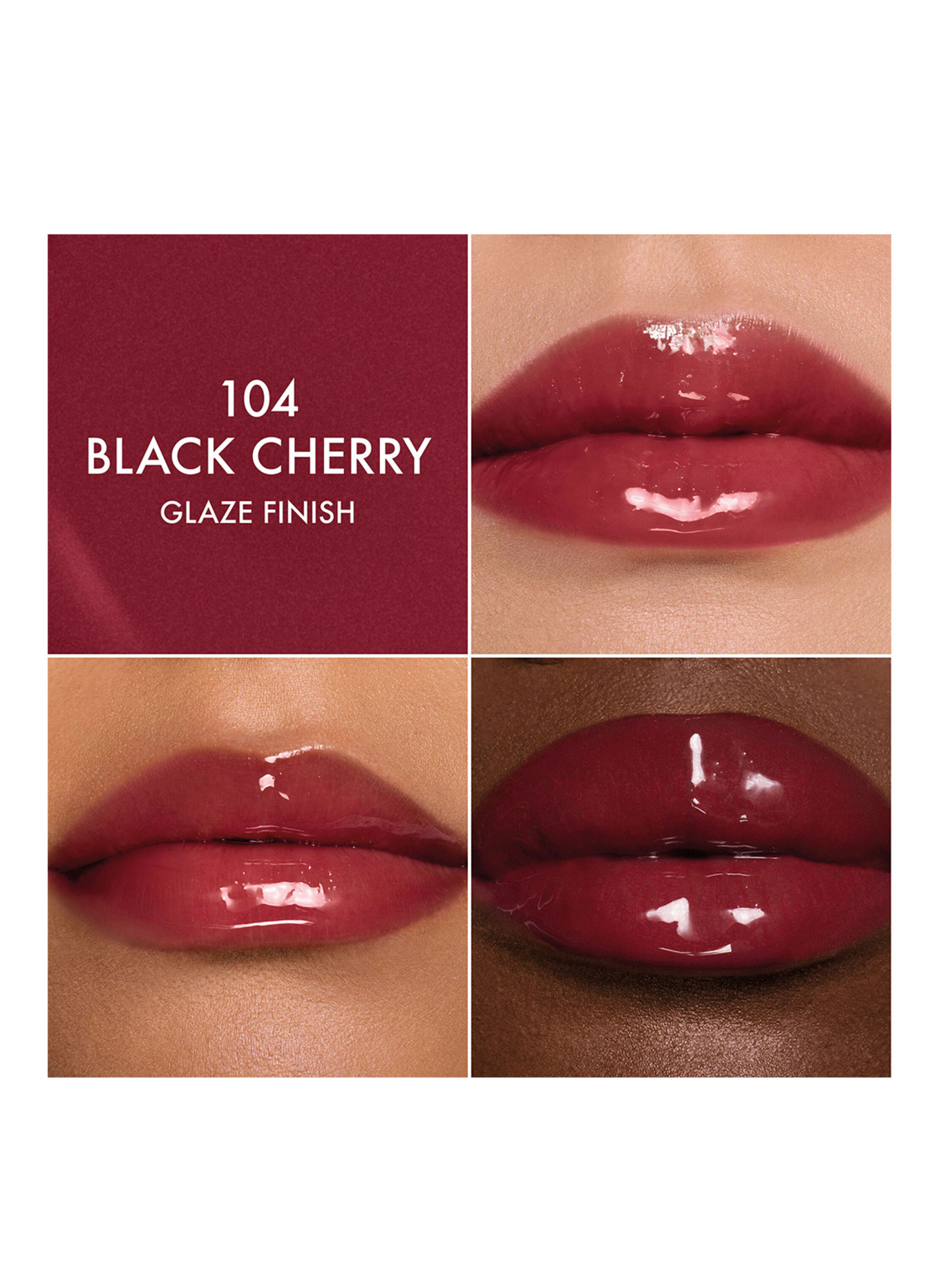 DIOR DIOR ADDICT LIP GLOW OIL: 104 BLACK CHERRY