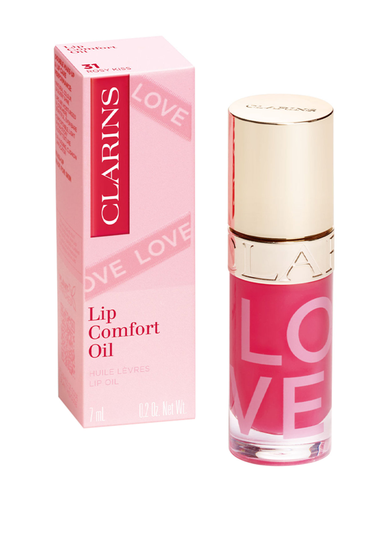 CLARINS LIP COMFORT OIL: 31 ROSY KISS