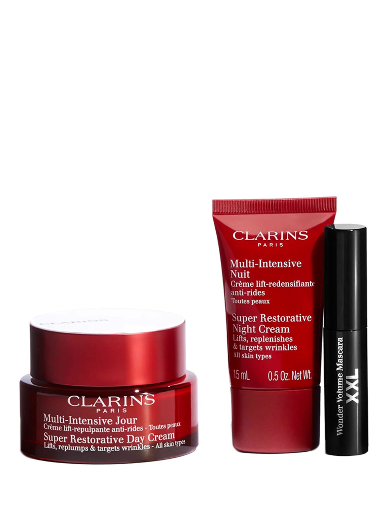 CLARINS AGE-DEFYING &amp; REPLENISHING ESSENTIALS