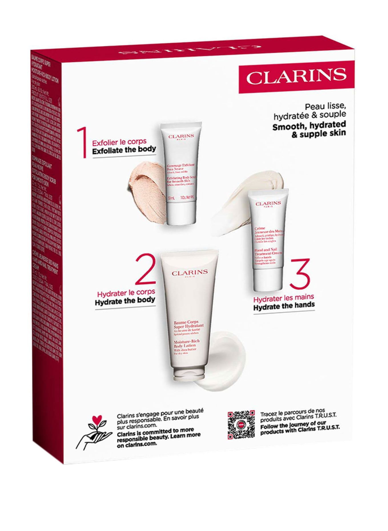 CLARINS BODY HYDRATION & EXFOLIATION ESSENTIALS