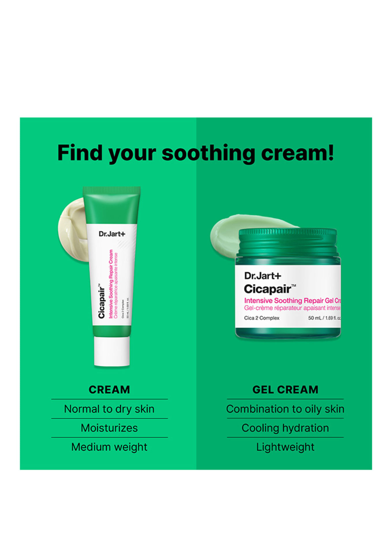 Dr.Jart+ CICAPAIR INTENSIVE SOOTHING REPAIR CREAM