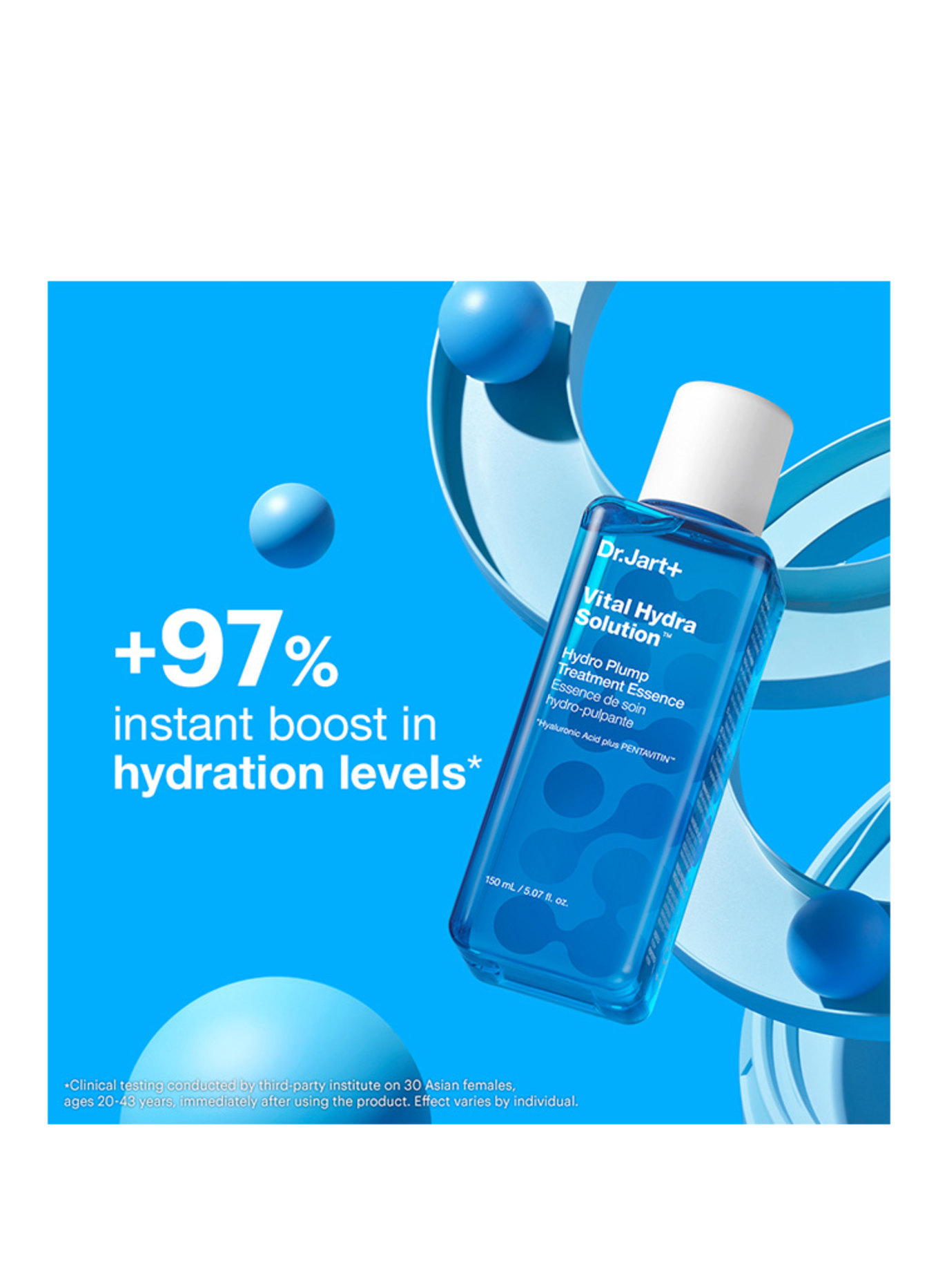 Dr.Jart+ VITAL HYDRA SOLUTION ESSENCE DE SOIN HYDRO PLUMP