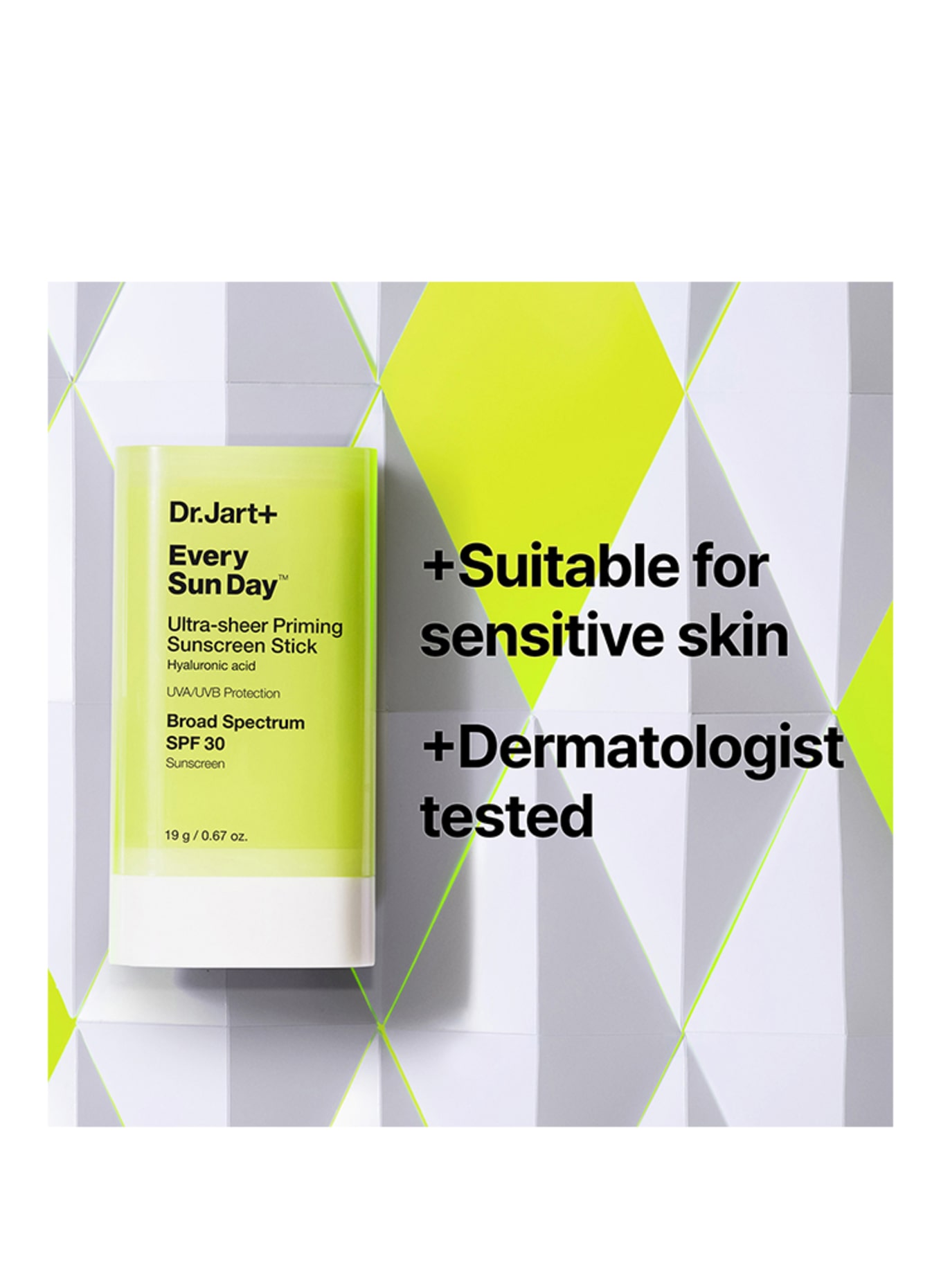 Dr.Jart+ EVERY SUN DAY ULTRA-SHEER PRIMING SUNSCREEN STICK SPF 30