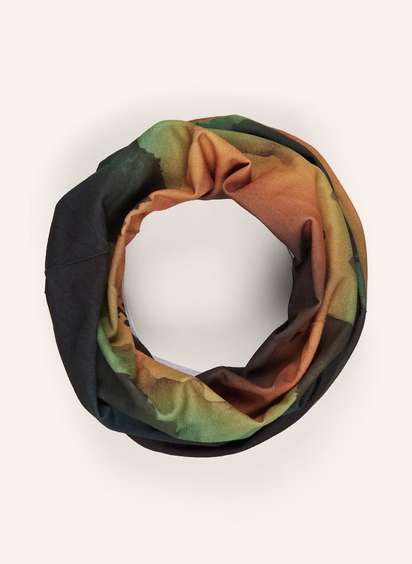 P.A.C. Chusta wielofunkcyjna UV PROTECTOR + COLORSIA: GRANATOWY / CIEMNOPOMARAŃCZOWY / PETROL