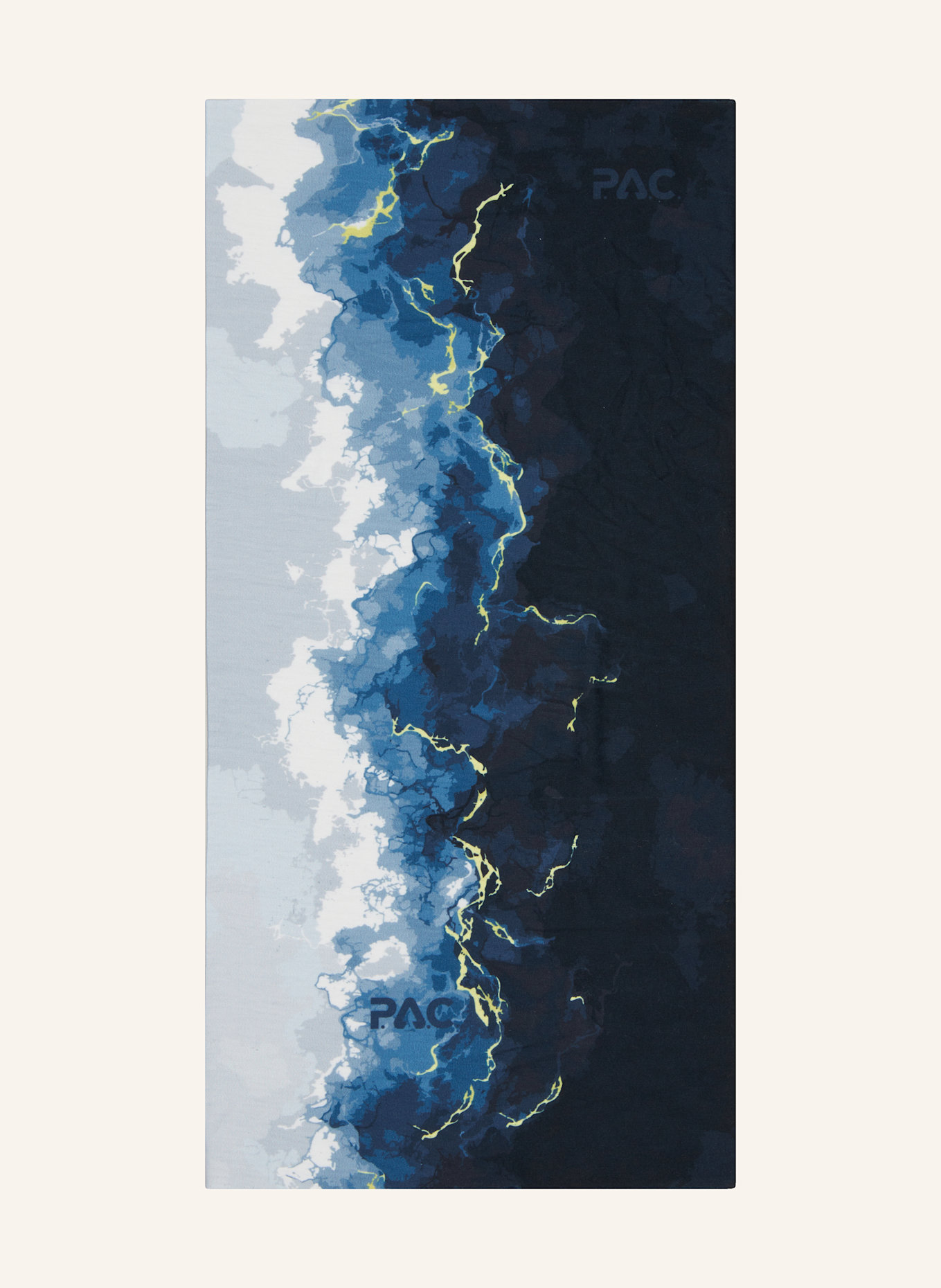 P.A.C. Multifunkční šátek UV PROTECTOR + COLORSIA: TMAVĚ MODRÁ / MODRÁ / ČERNOŠEDÁ