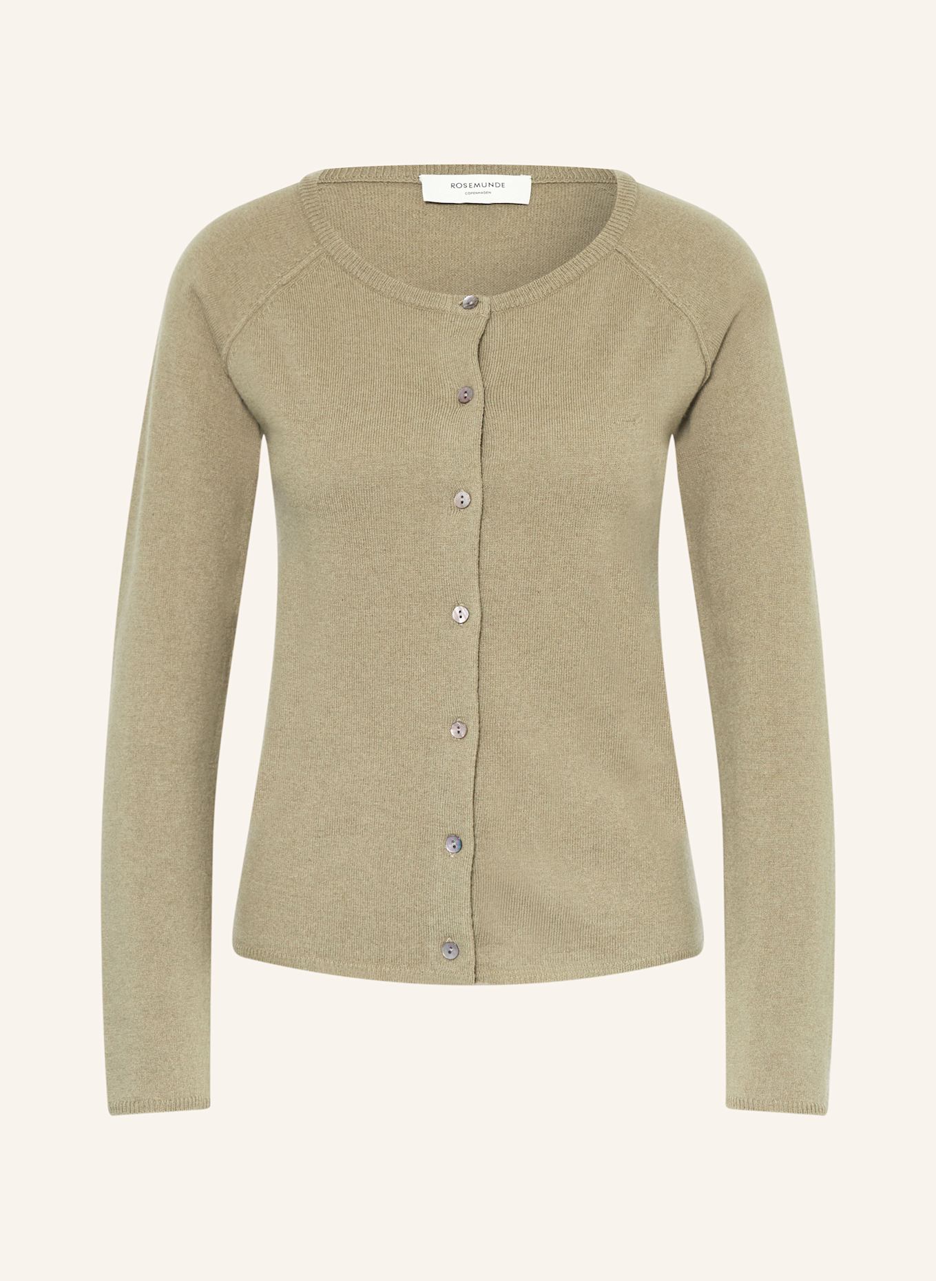 rosemunde Cardigan LAICA with cashmere: TAUPE