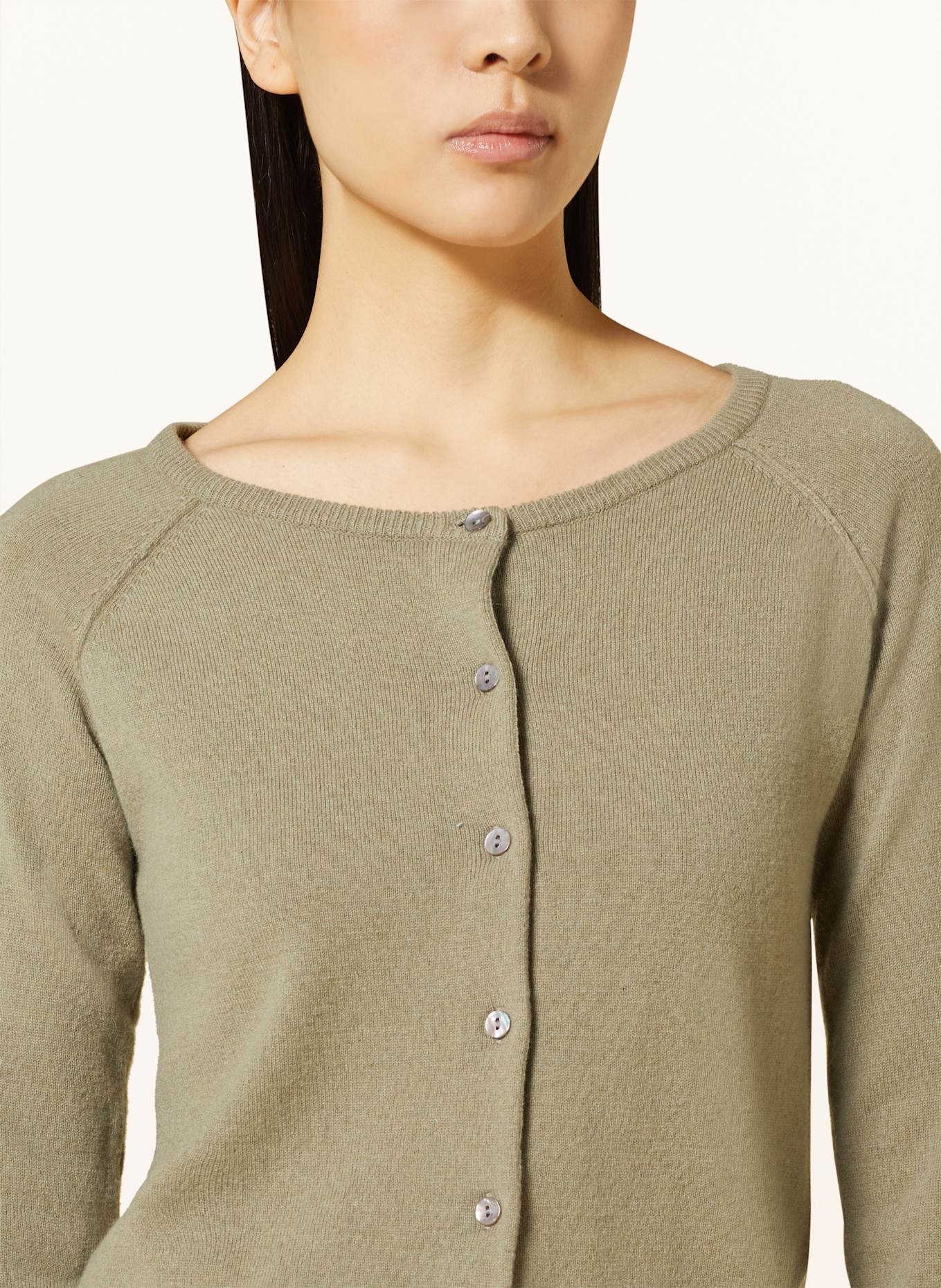 rosemunde Cardigan LAICA with cashmere: TAUPE