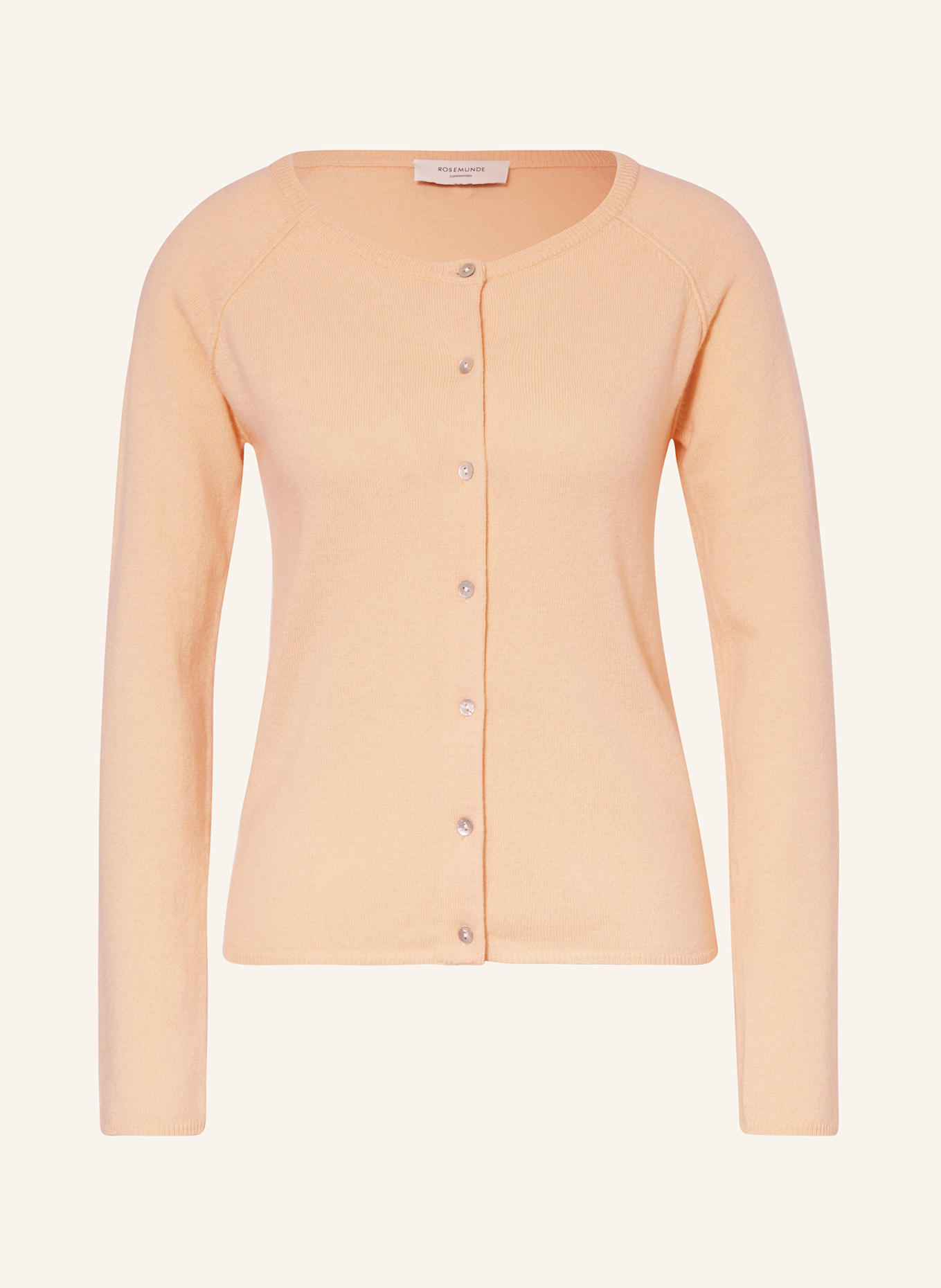 rosemunde Strickjacke LAICA mit Cashmere: HELLORANGE