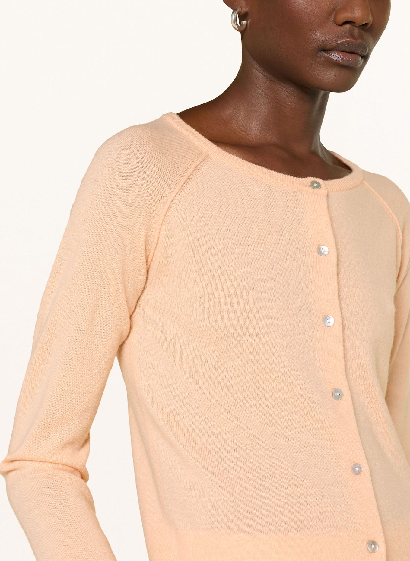 rosemunde Strickjacke LAICA mit Cashmere: HELLORANGE