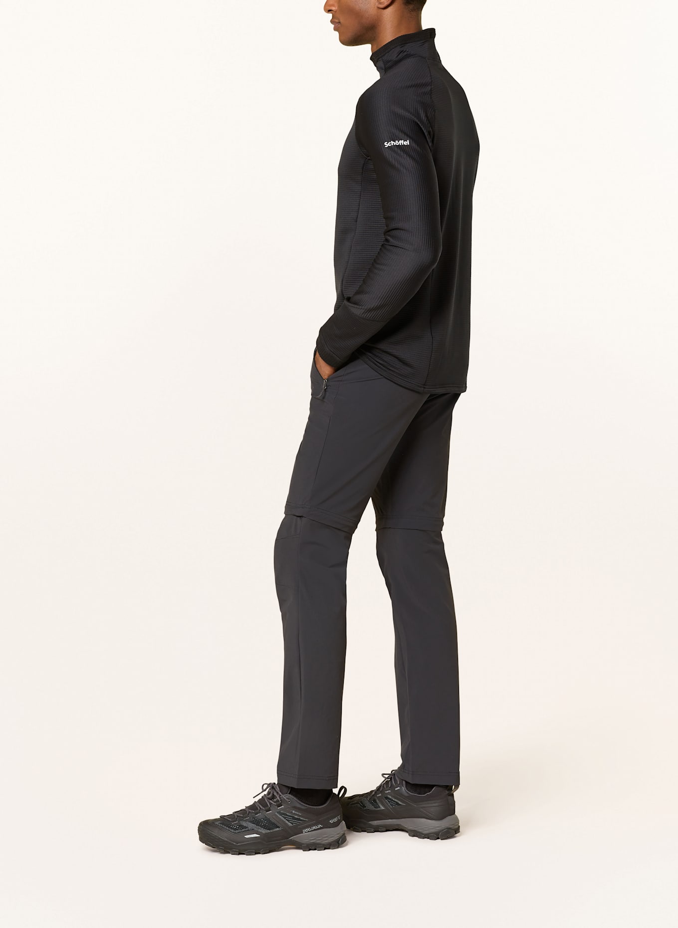 Schöffel Zipp-off-Hose FOLKSTONE: SCHWARZ