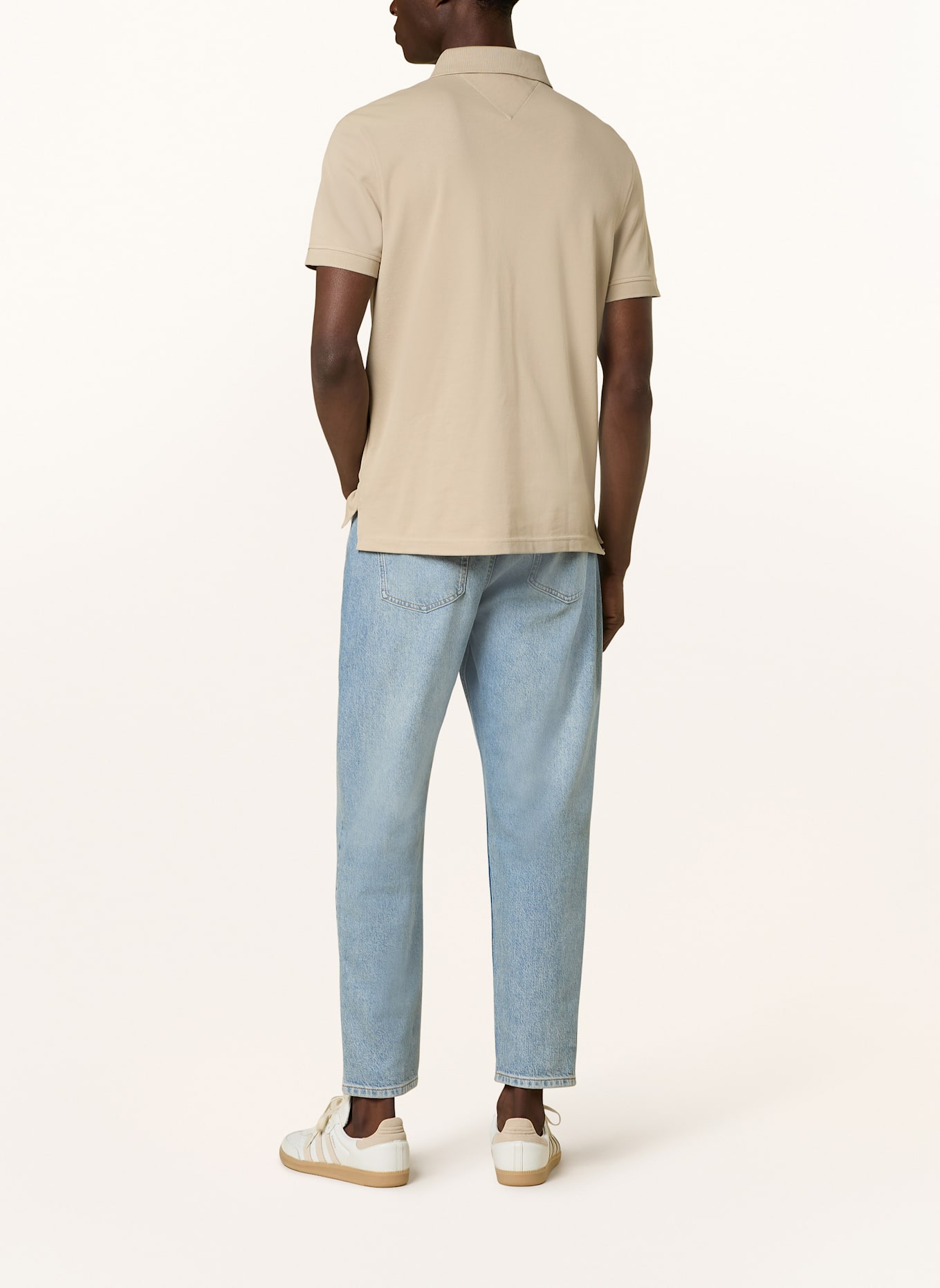 TOMMY HILFIGER Piqué-Poloshirt Regular Fit: BEIGE