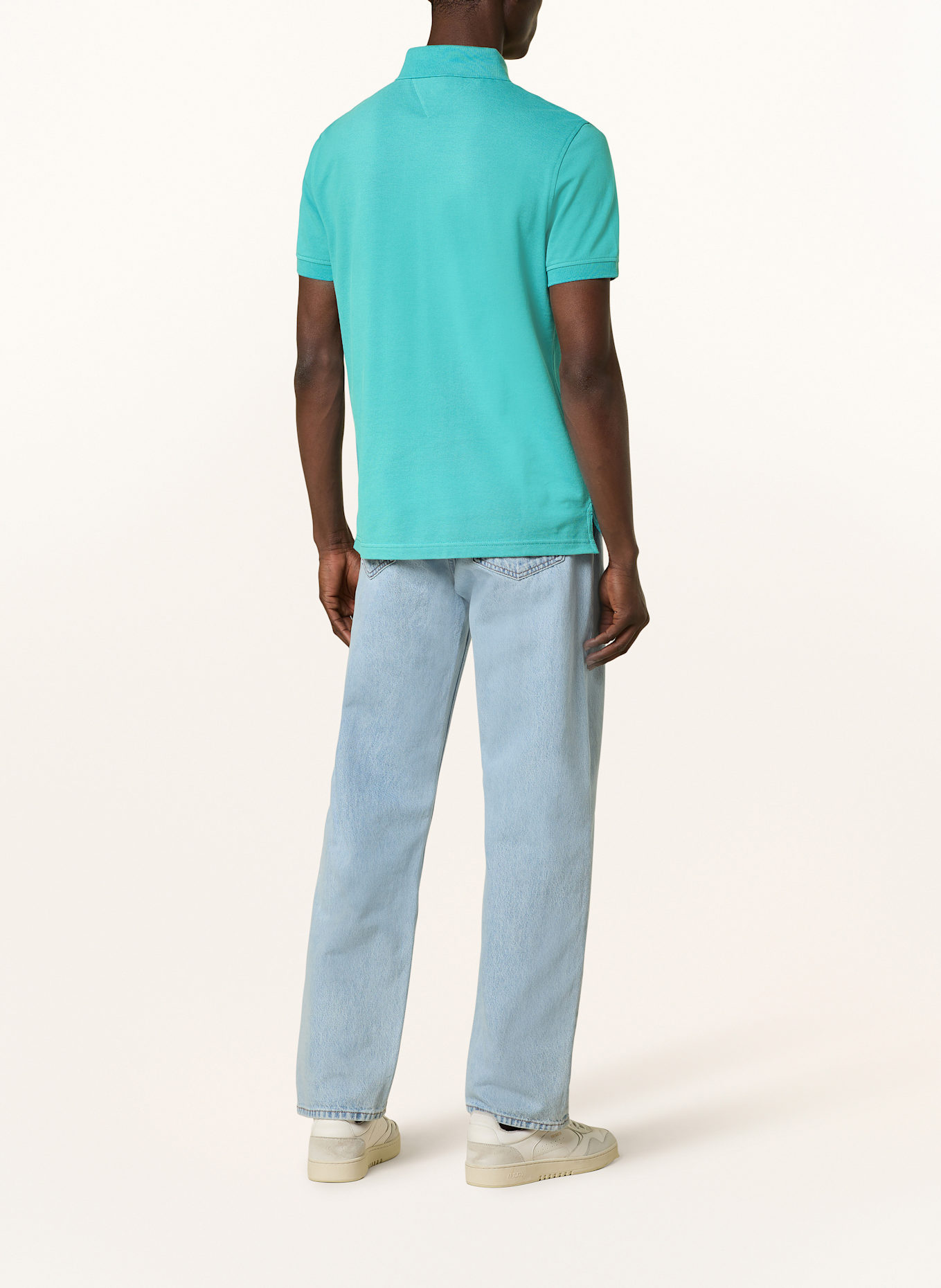 TOMMY HILFIGER Piqué-Poloshirt Regular Fit: PETROL