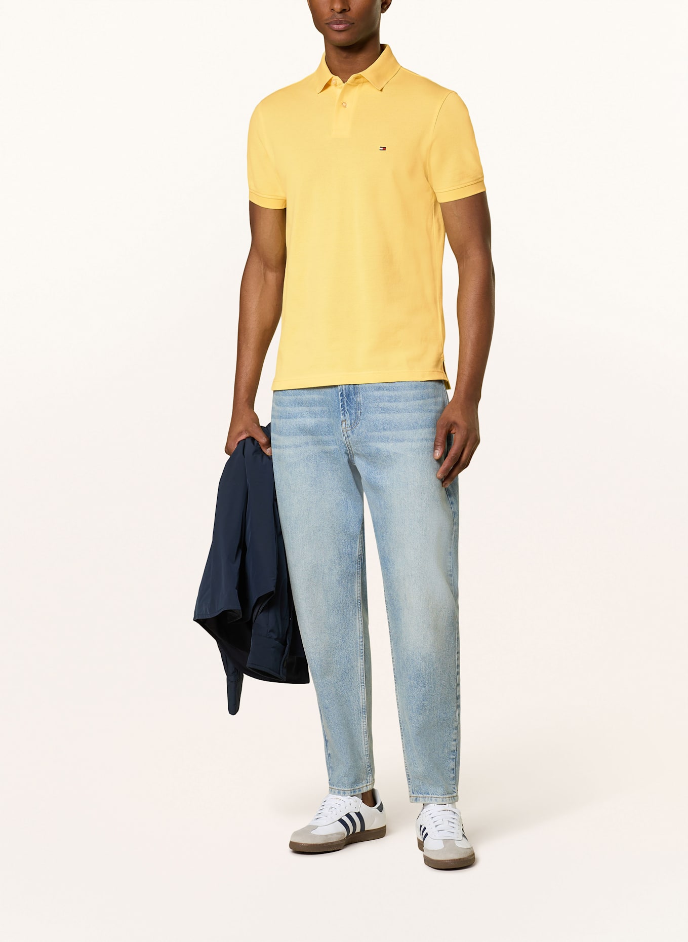 TOMMY HILFIGER Piqué-Poloshirt Regular Fit: GELB