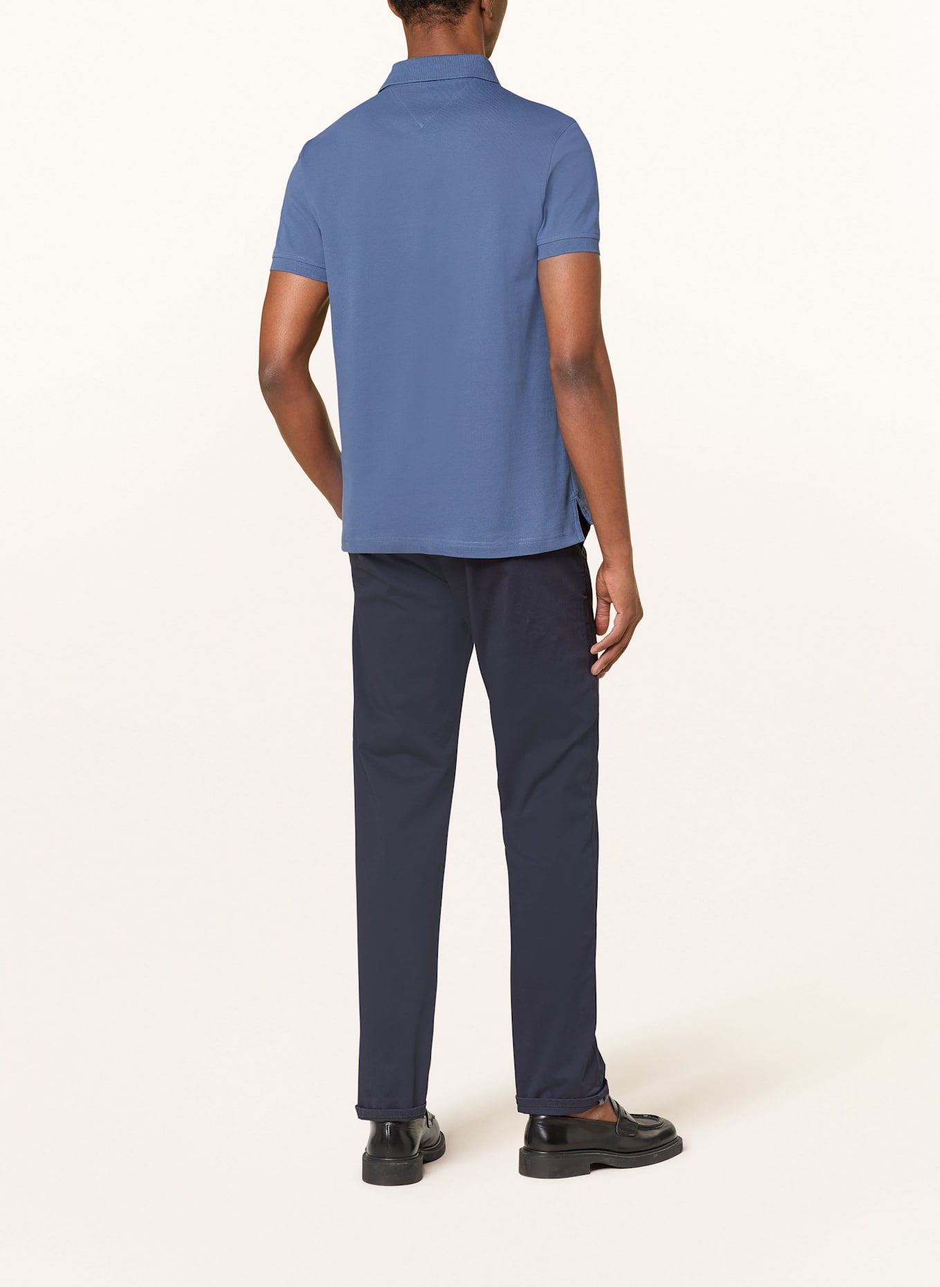 TOMMY HILFIGER Piqué-Poloshirt Slim Fit: BLAU