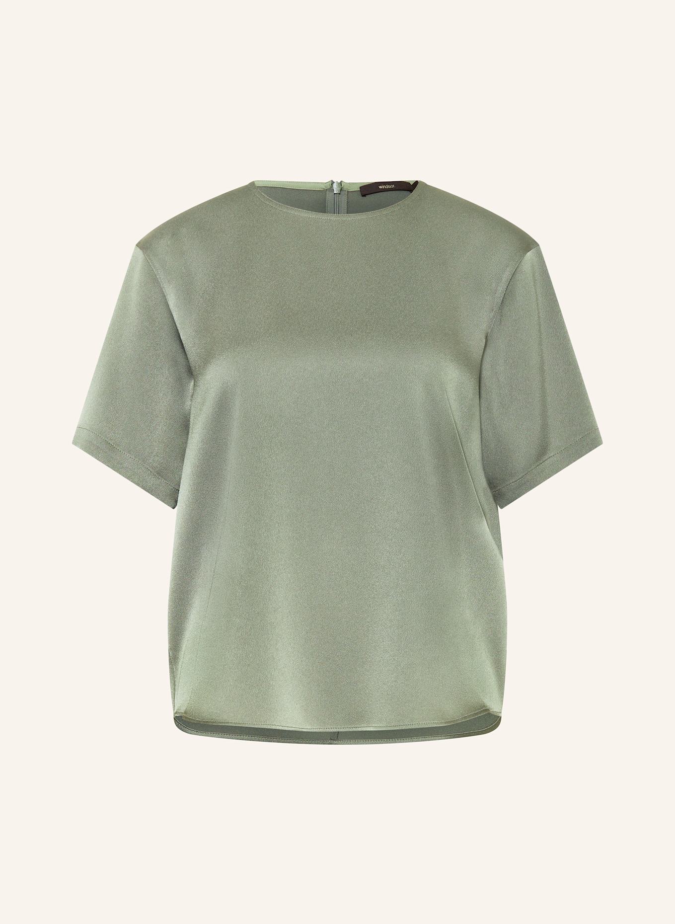 windsor. Blusenshirt: DUNKELGRÜN