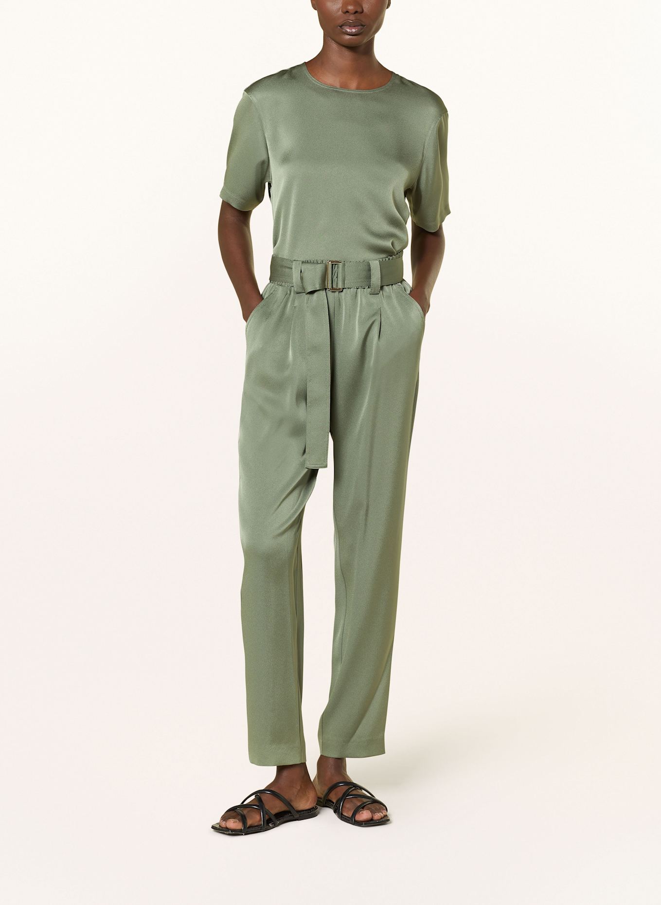 windsor. Blusenshirt: DUNKELGRÜN