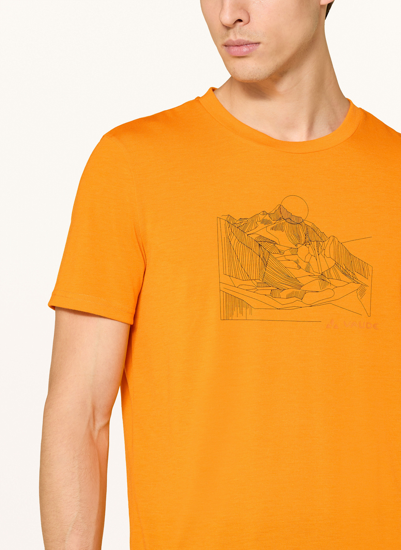 VAUDE T-shirt TEKOA III: ORANGE