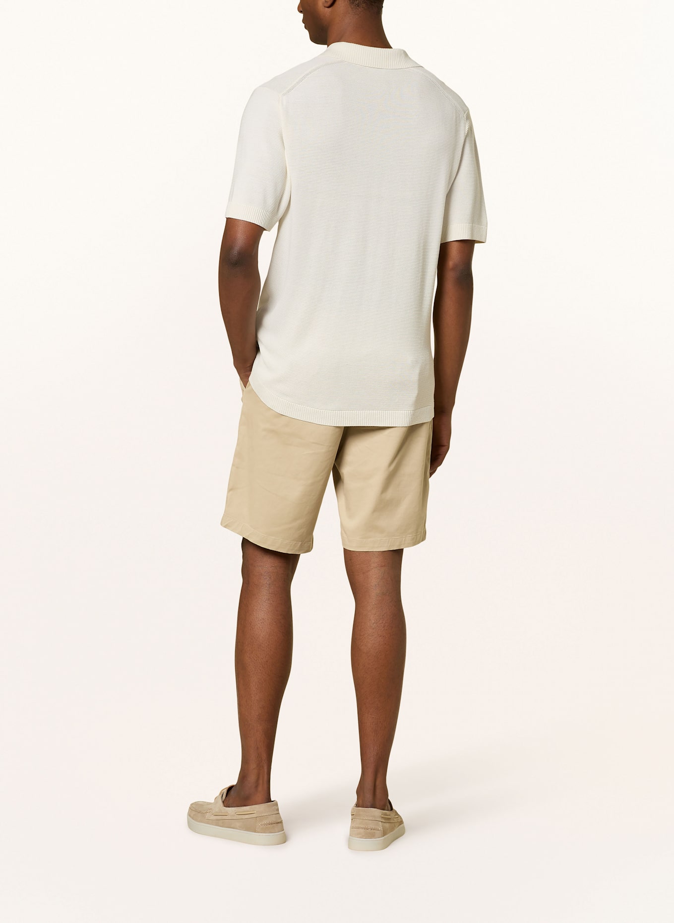 TOMMY HILFIGER Chinoshorts HARLEM Relaxed Tapered Fit: BEIGE