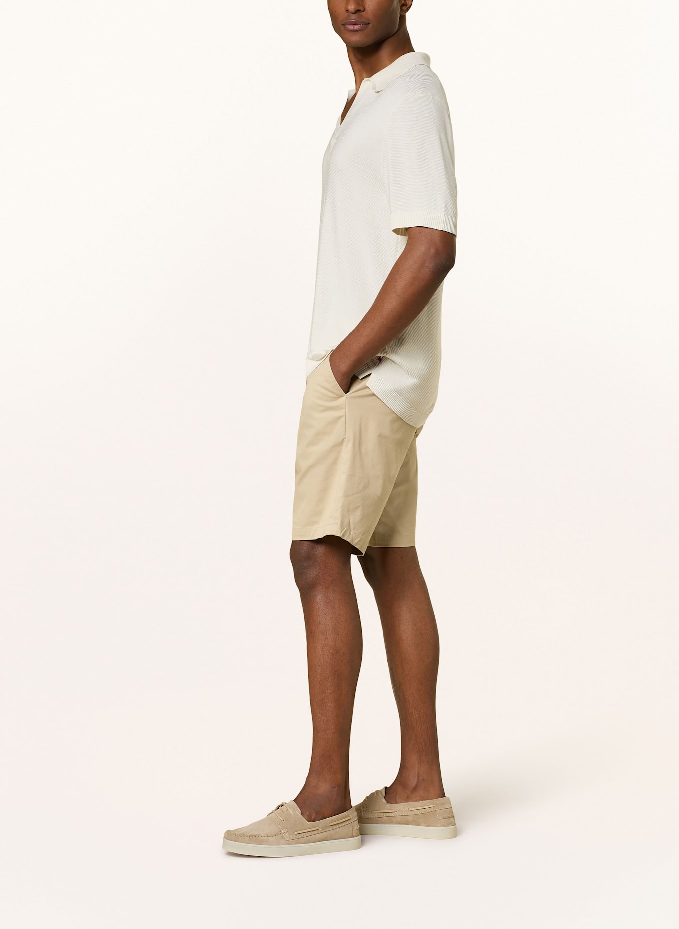 TOMMY HILFIGER Chinoshorts HARLEM Relaxed Tapered Fit: BEIGE