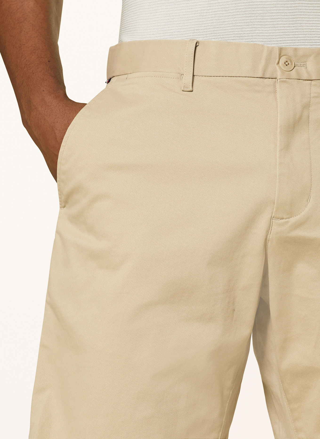 TOMMY HILFIGER Chinoshorts HARLEM Relaxed Tapered Fit: BEIGE