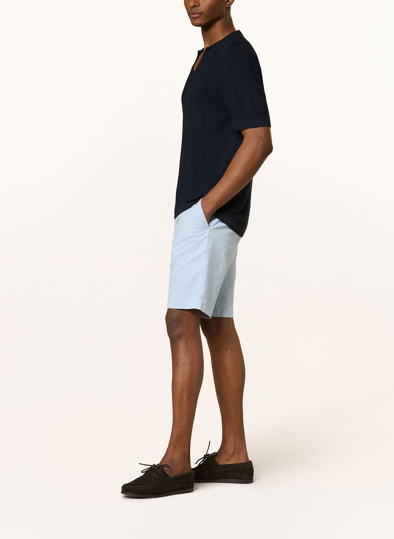 TOMMY HILFIGER Chinoshorts HARLEM Relaxed Tapered Fit: HELLBLAU