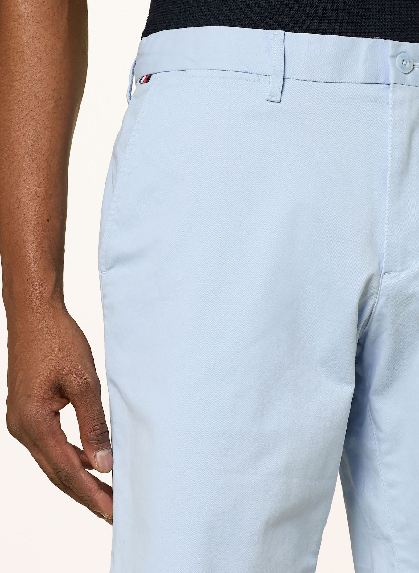 TOMMY HILFIGER Chinoshorts HARLEM Relaxed Tapered Fit: HELLBLAU