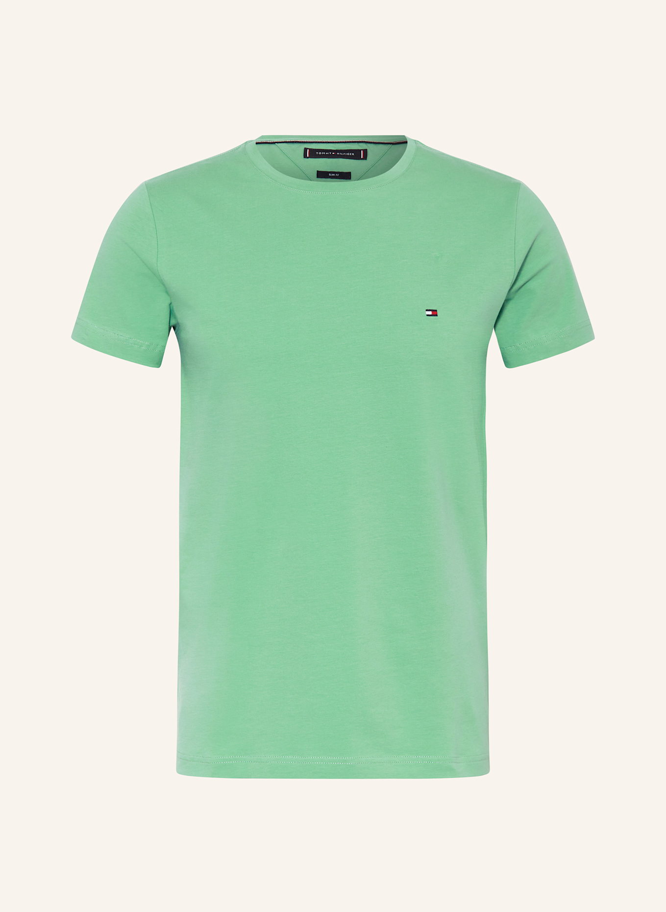 TOMMY HILFIGER T-Shirt: HELLGRÜN