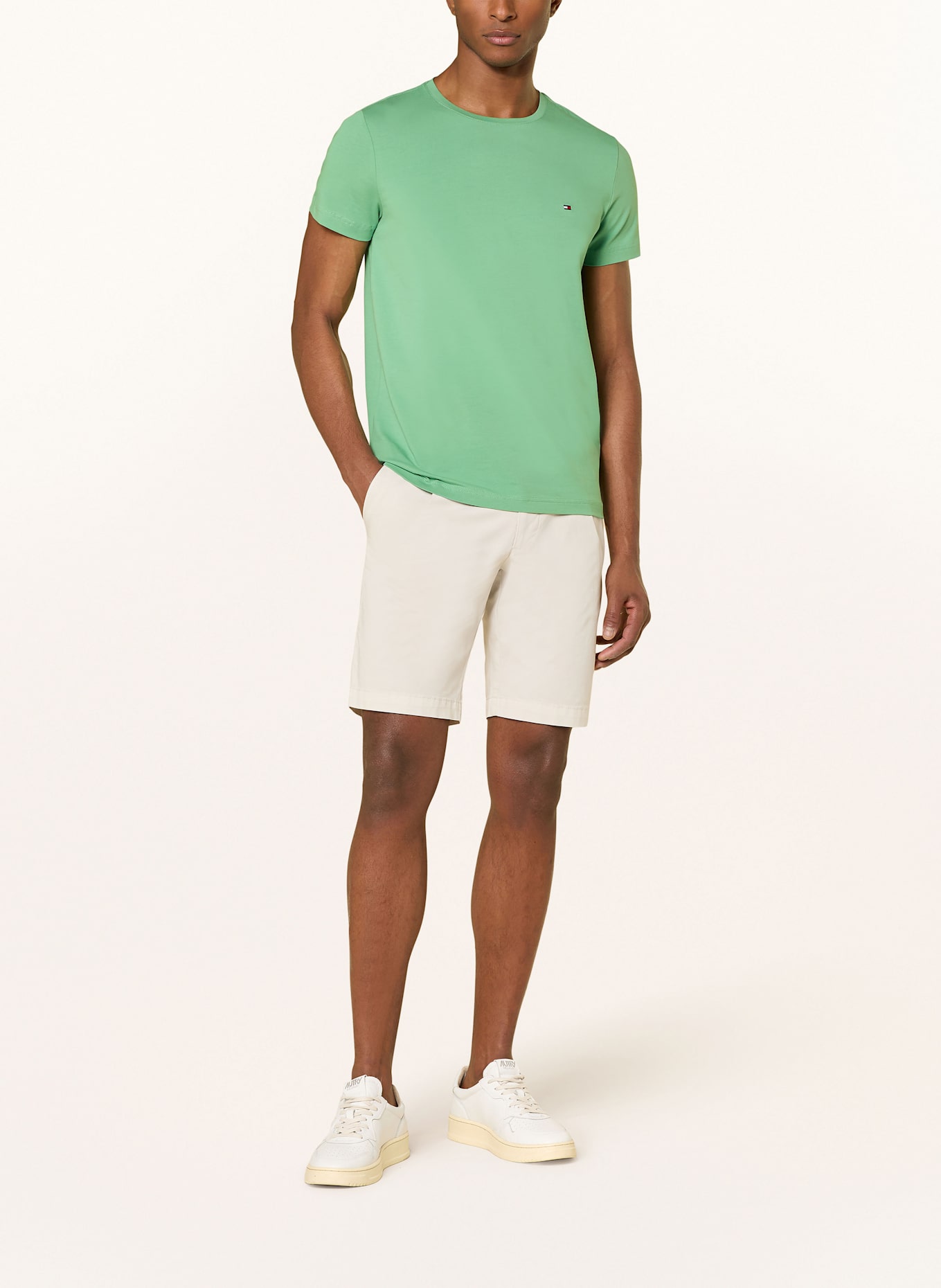 TOMMY HILFIGER T-Shirt: HELLGRÜN
