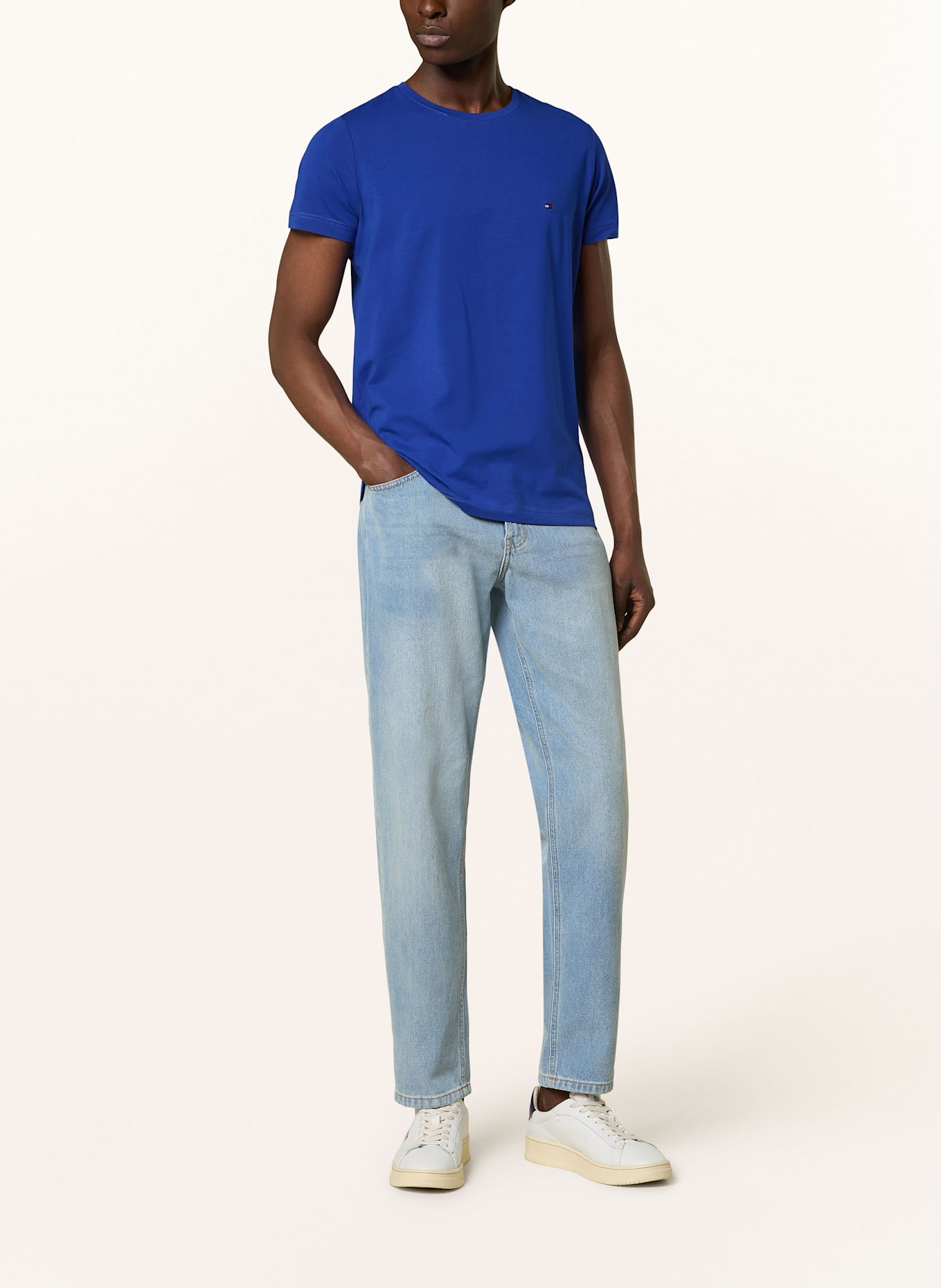 TOMMY HILFIGER T-Shirt: BLAU