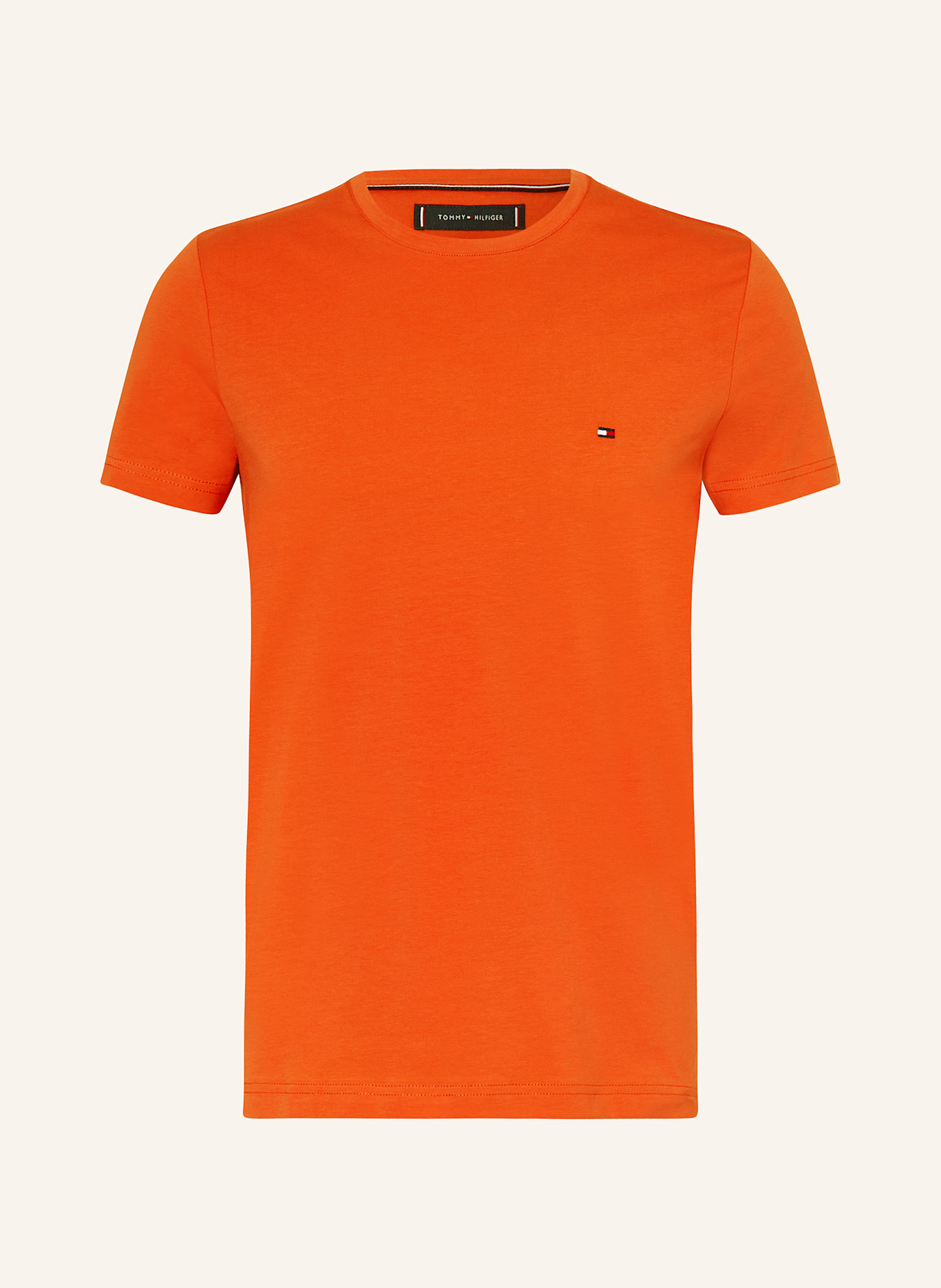 TOMMY HILFIGER T-Shirt: ORANGE