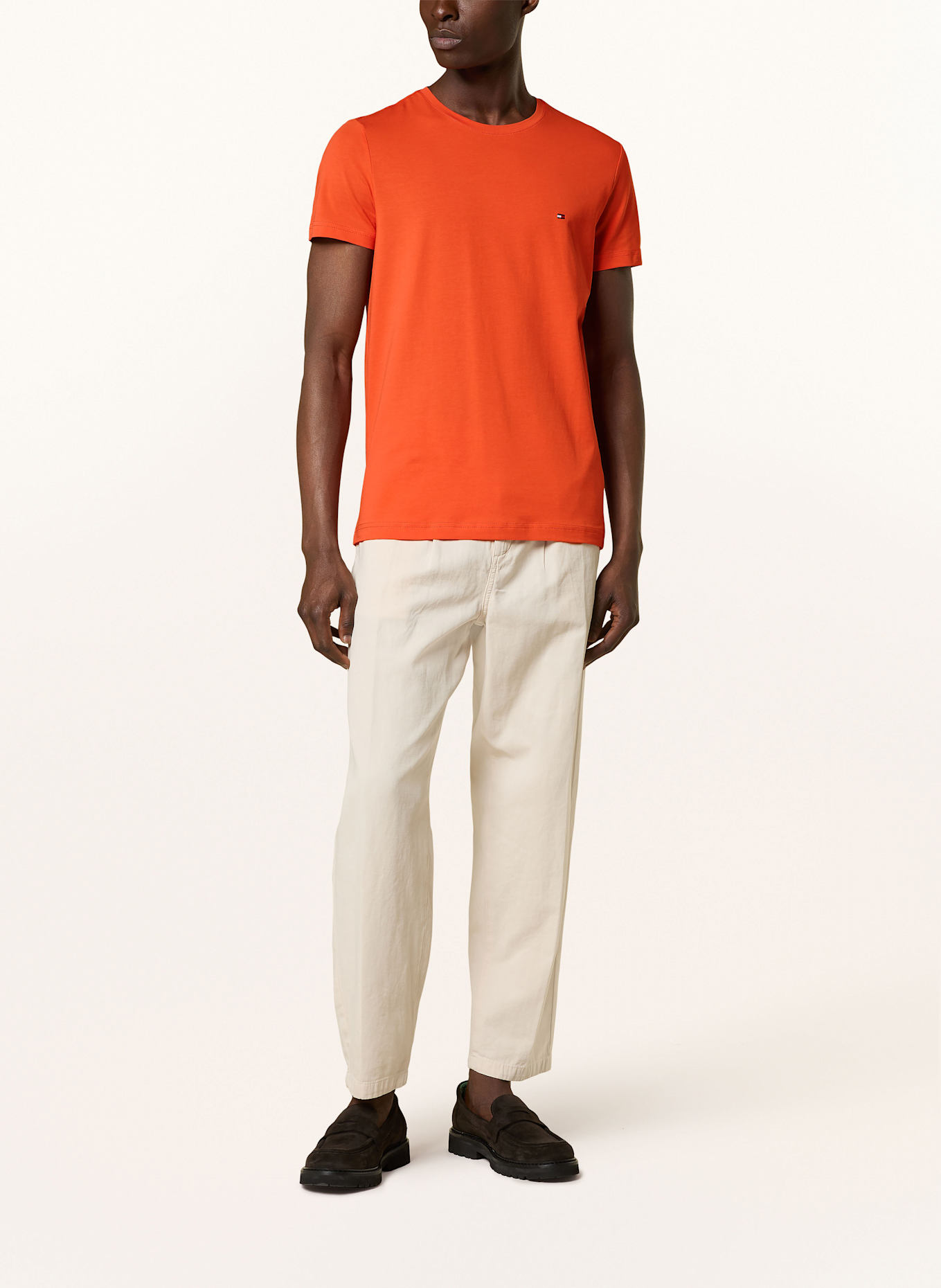 TOMMY HILFIGER T-Shirt: ORANGE