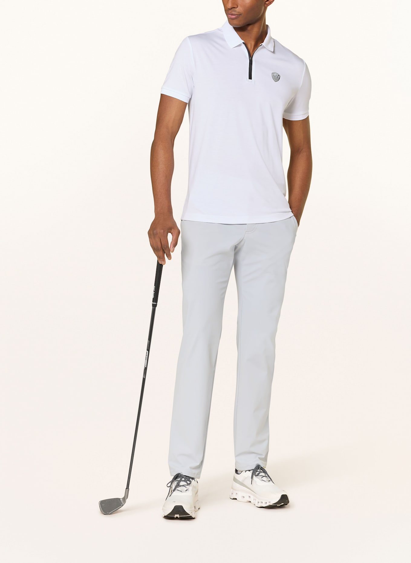 ALBERTO Spodnie golfowe ROOKIE: JASNOCZARY
