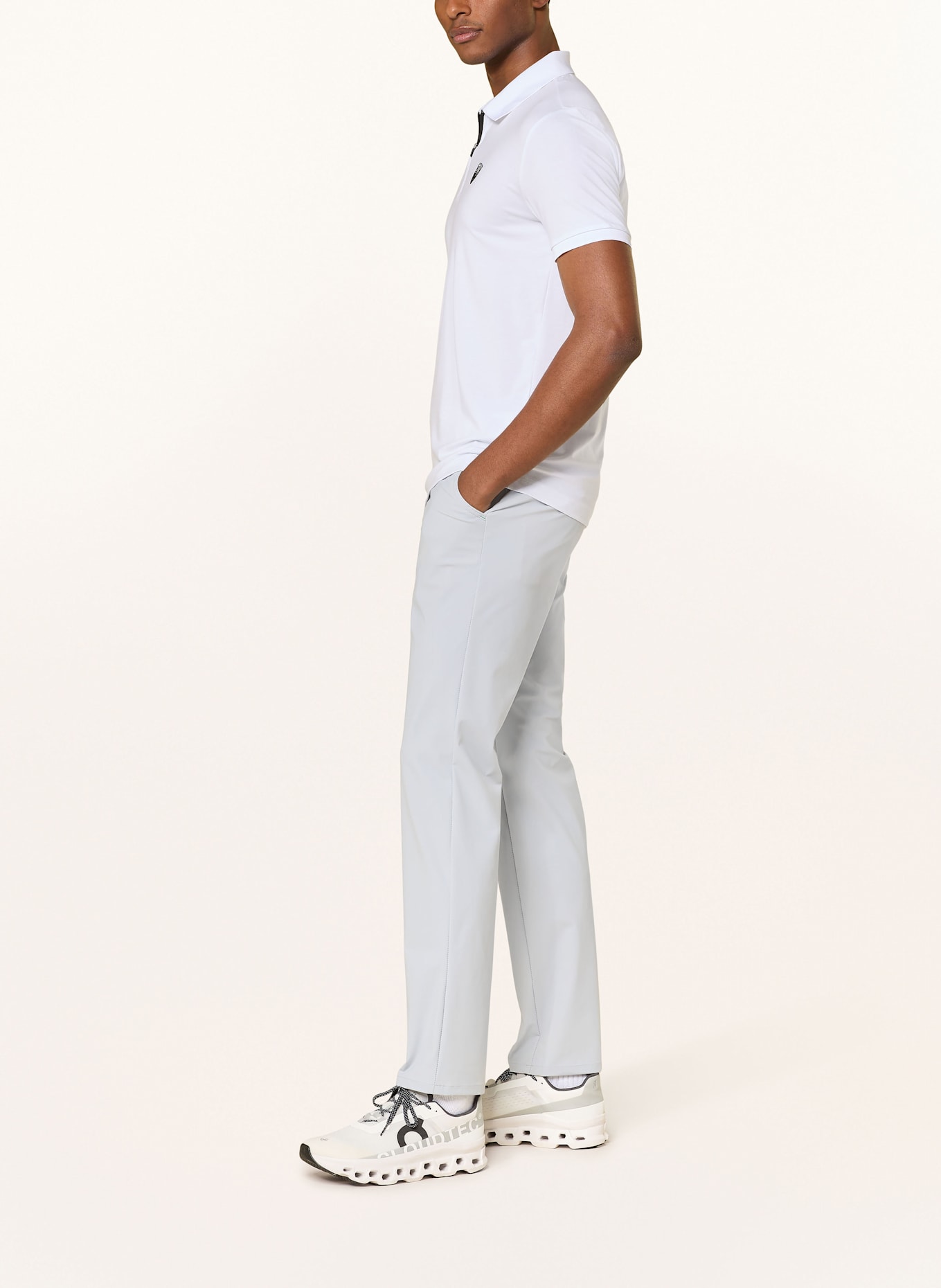 ALBERTO Spodnie golfowe ROOKIE: JASNOCZARY