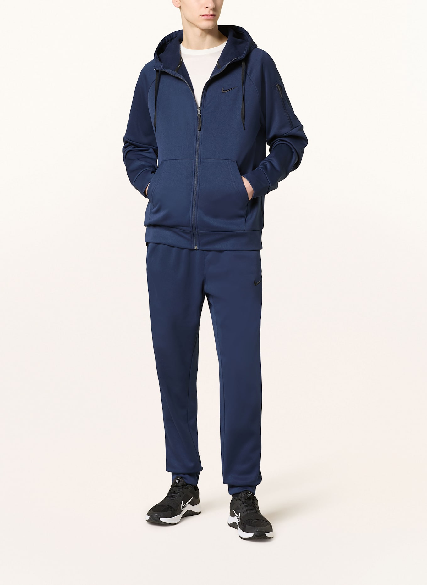 Nike Trainingsjacke THERMA-FIT: DUNKELBLAU